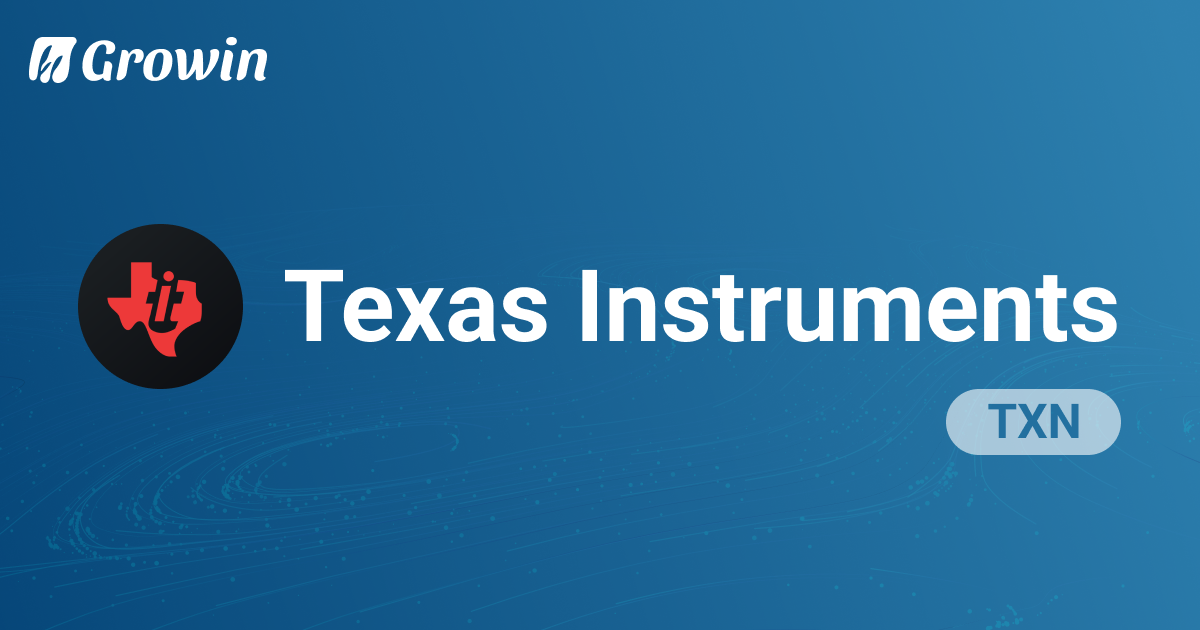 TXN Texas instruments incorporated 即時股價 & AI 分析 Growin